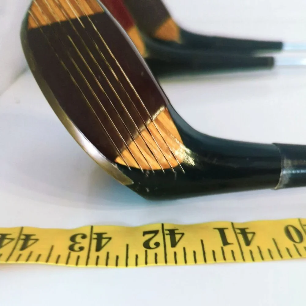 Cobra Dyn 3/4/5 Persimmon Woods Golf Club Set Vintage USA Steel Shaft - Picture 8 of 9